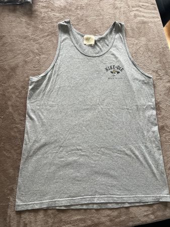 Graues Tank Top "Hike or Die", ideal für den Sommer!