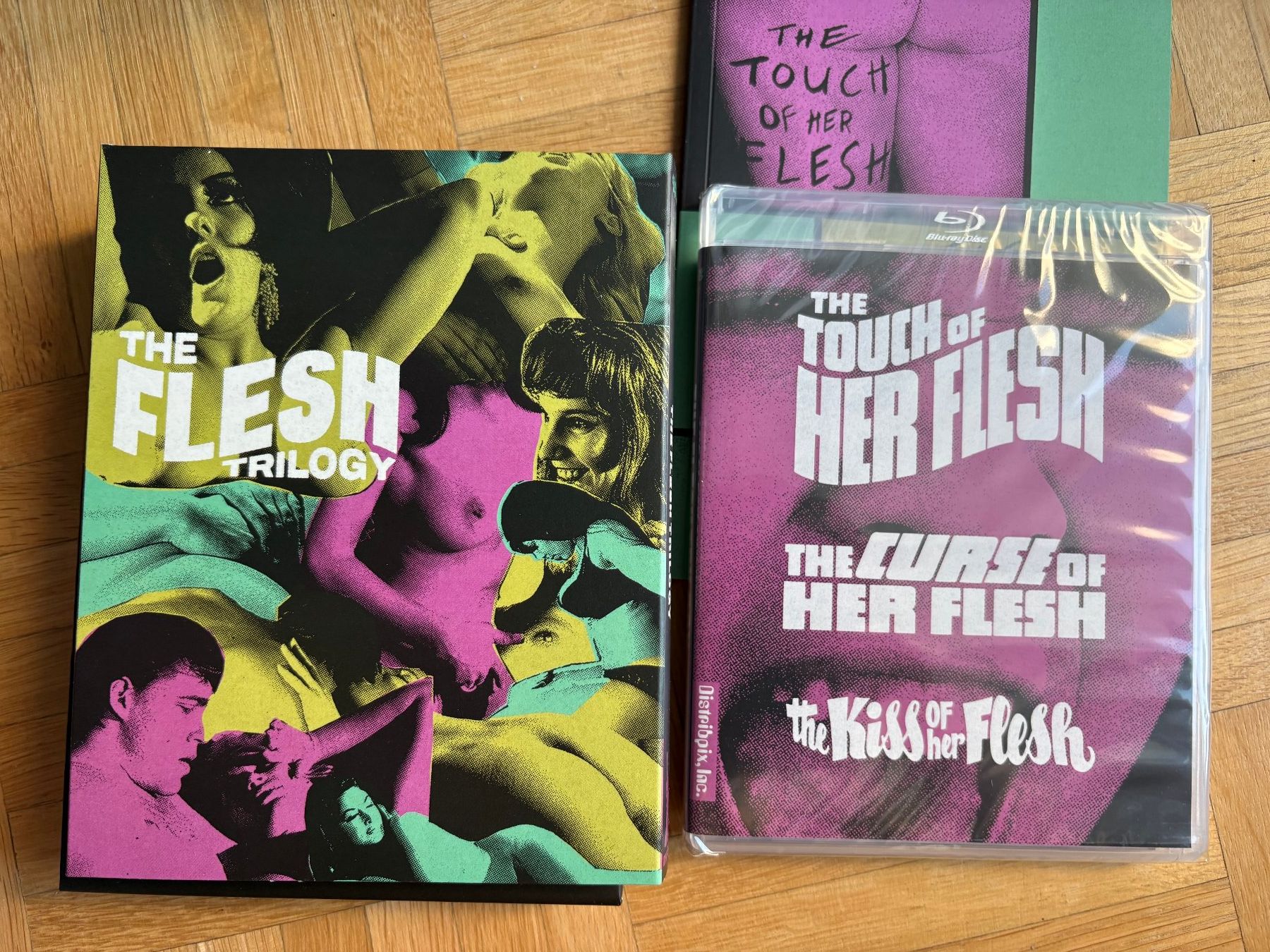 Alle DVDs: Michael Findlay's "Flesh" Trilogy - mit Slipcase - Blu-ray – Gebraucht aus Zürich von Malcom 1