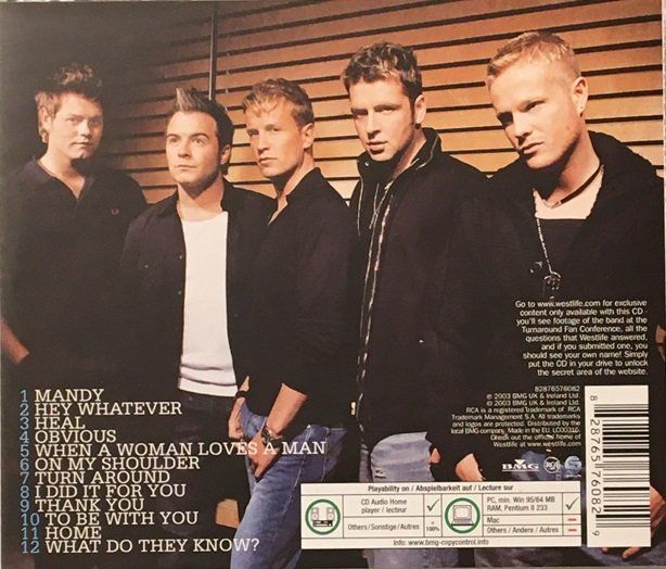 CD: Westlife - Turnaround – Usato da Grüningen venduto da azulgris 1
