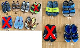verschiedene Kindersandalen / FlipFlop Gr 30, 31, 32, 33, 34