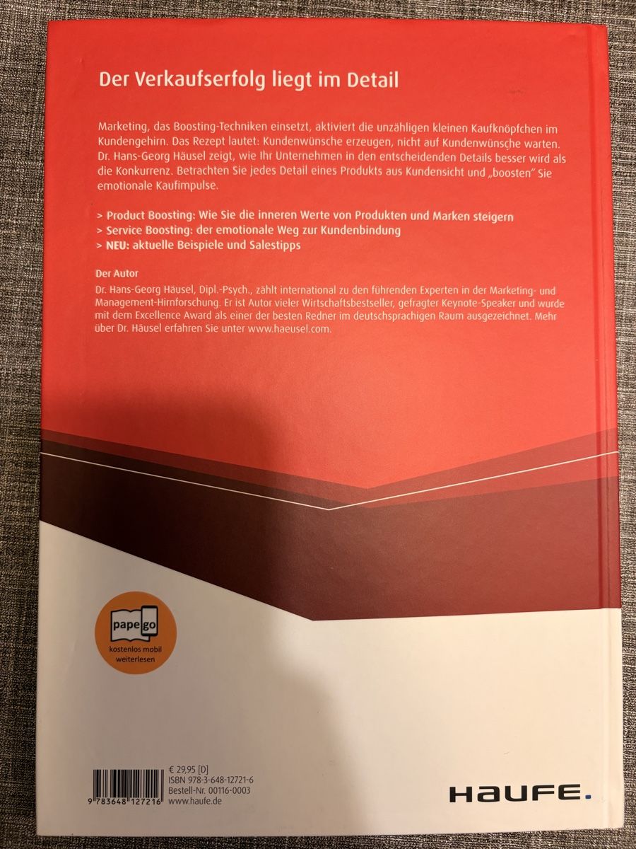 Bücher: Häusel: Emotional Boosting & Life Code - 2 Top Bücher! – Neu (gemäss Beschreibung) aus Breitenbach von Alice_xy 5