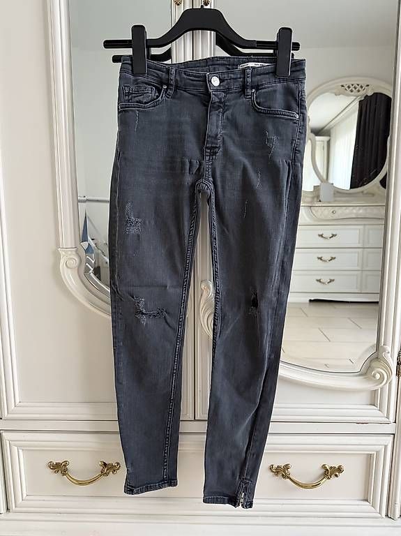 Zara Jeans: Zara Jeans Grau Gr. 34 – Gebraucht aus Altendorf von Anjapple