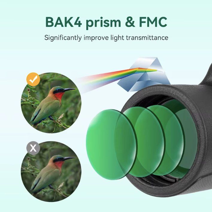 Telescopi: Monocular Fernglas 8x42 mit Stativ und Telefonhalter – Nuovo e nell'imballaggio originale da Châtelaine venduto da topshop.switzerland 4