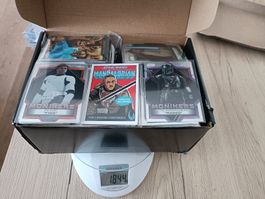 Ca. 1,8 kg Star Wars Topps Sammelkarten – verschiedene Sets