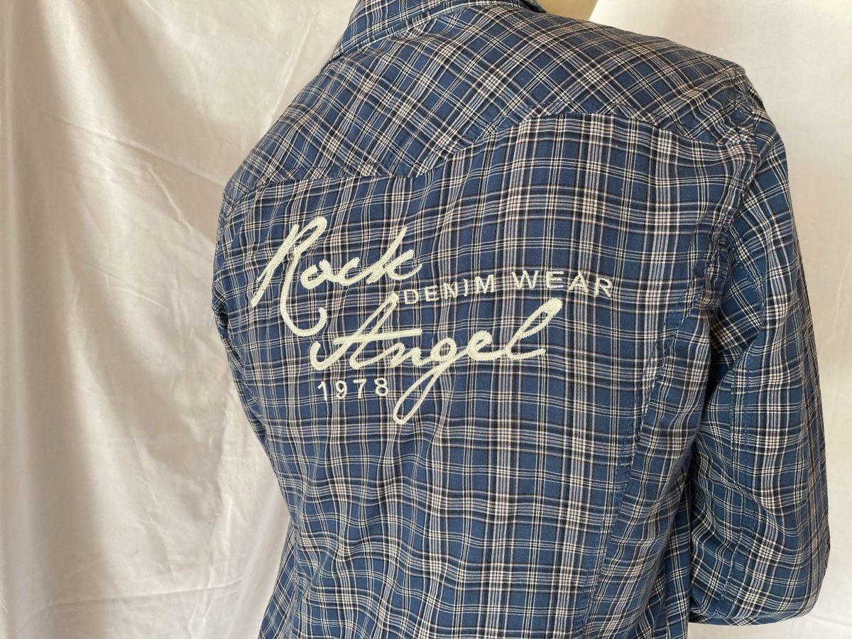 Blusen: Taillierte karierte Bluse von Rock Angel – Gebraucht aus Brienz BE von _joeG_237 3