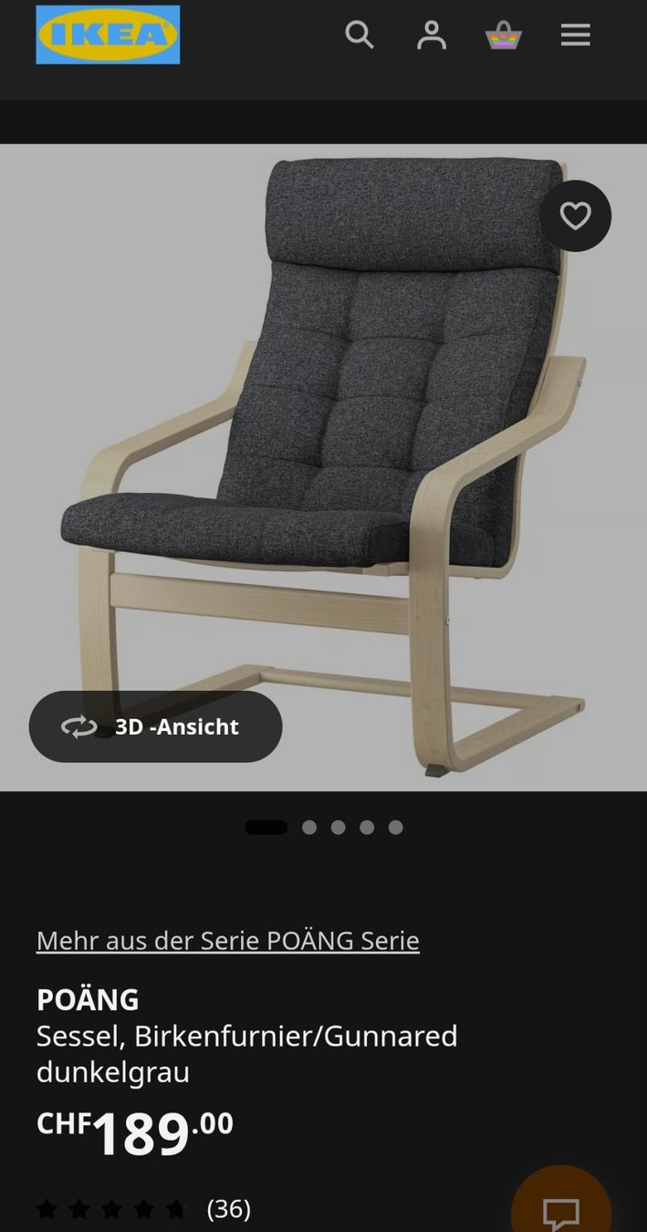 Poltrone: Ikea Sessel – Usato da Urtenen-Schönbühl venduto da danel02