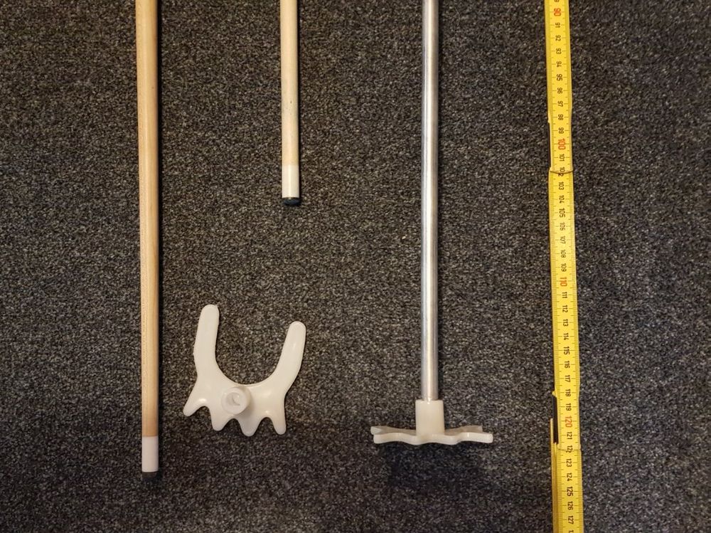 Kinder Billard Queue Holz - Höhenverstellbar Für Drinnen & Draußen