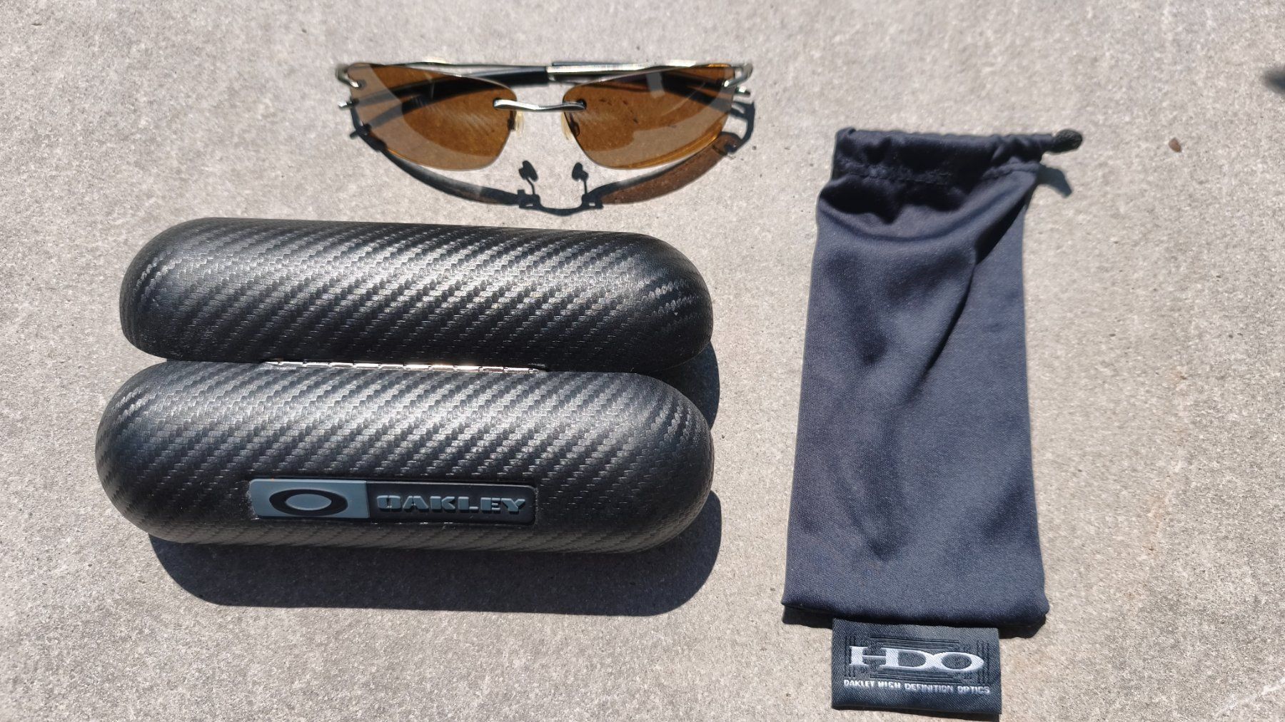 Oakley Brillen & Gläser: Oakley Nanowire 2.0 titanium polarized komplett – Gebraucht aus Ueberstorf von streuner75 1