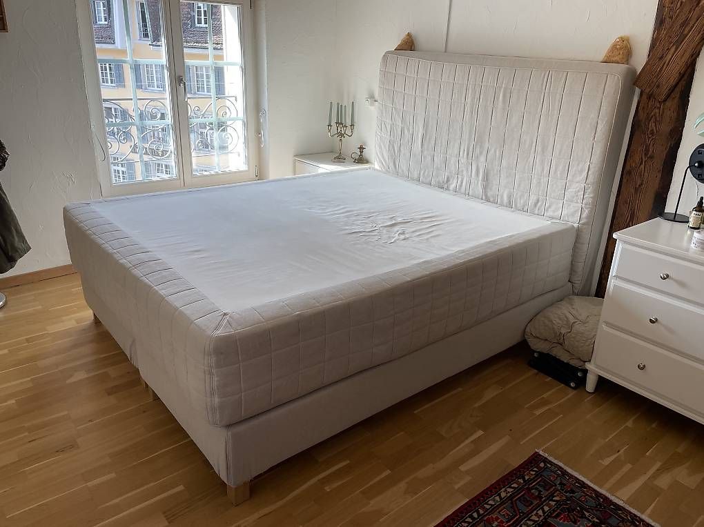 Betten: Boxspring Bett – Gebraucht aus Solothurn von jan_sfn8