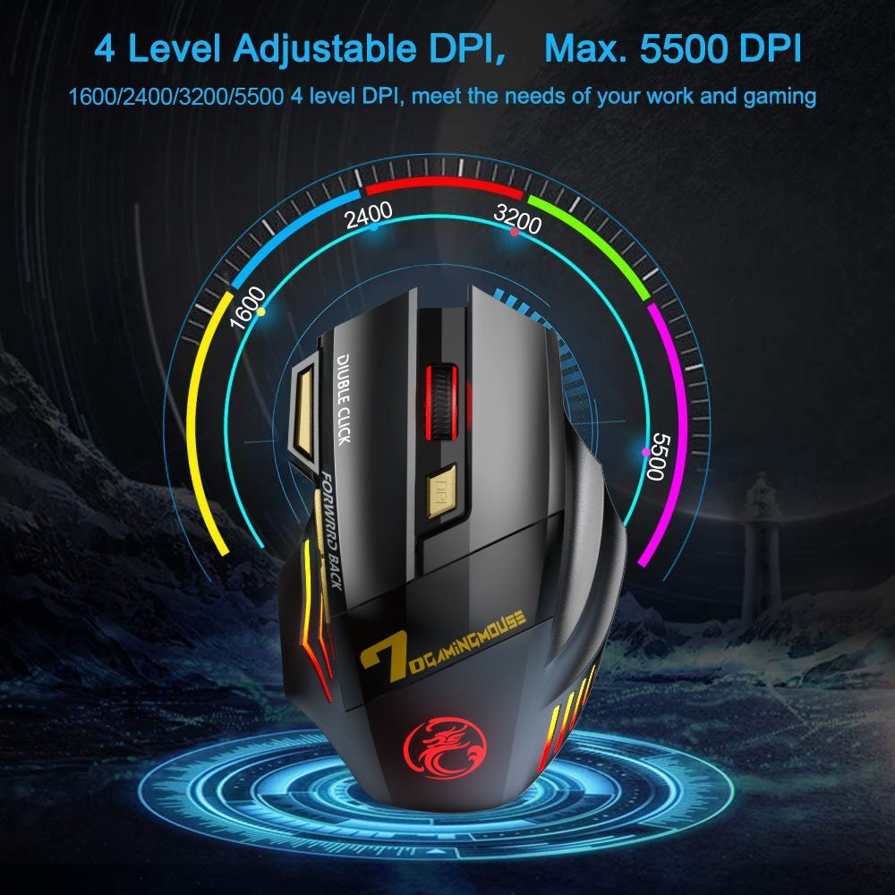 Maus: Mouse Wireless Bluetooth Gamer Gaming Computer – Neu und originalverpackt aus Unterägeri von RmOnline 1