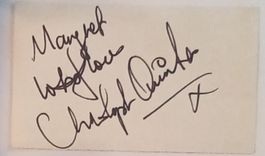 Christopher Quinten Autogramm signiert Karte 7x10cm
