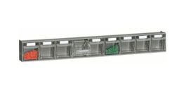 2 Stk. neue 9er Multibox 76mm (H) x 68mm (D) x 600mm (L)