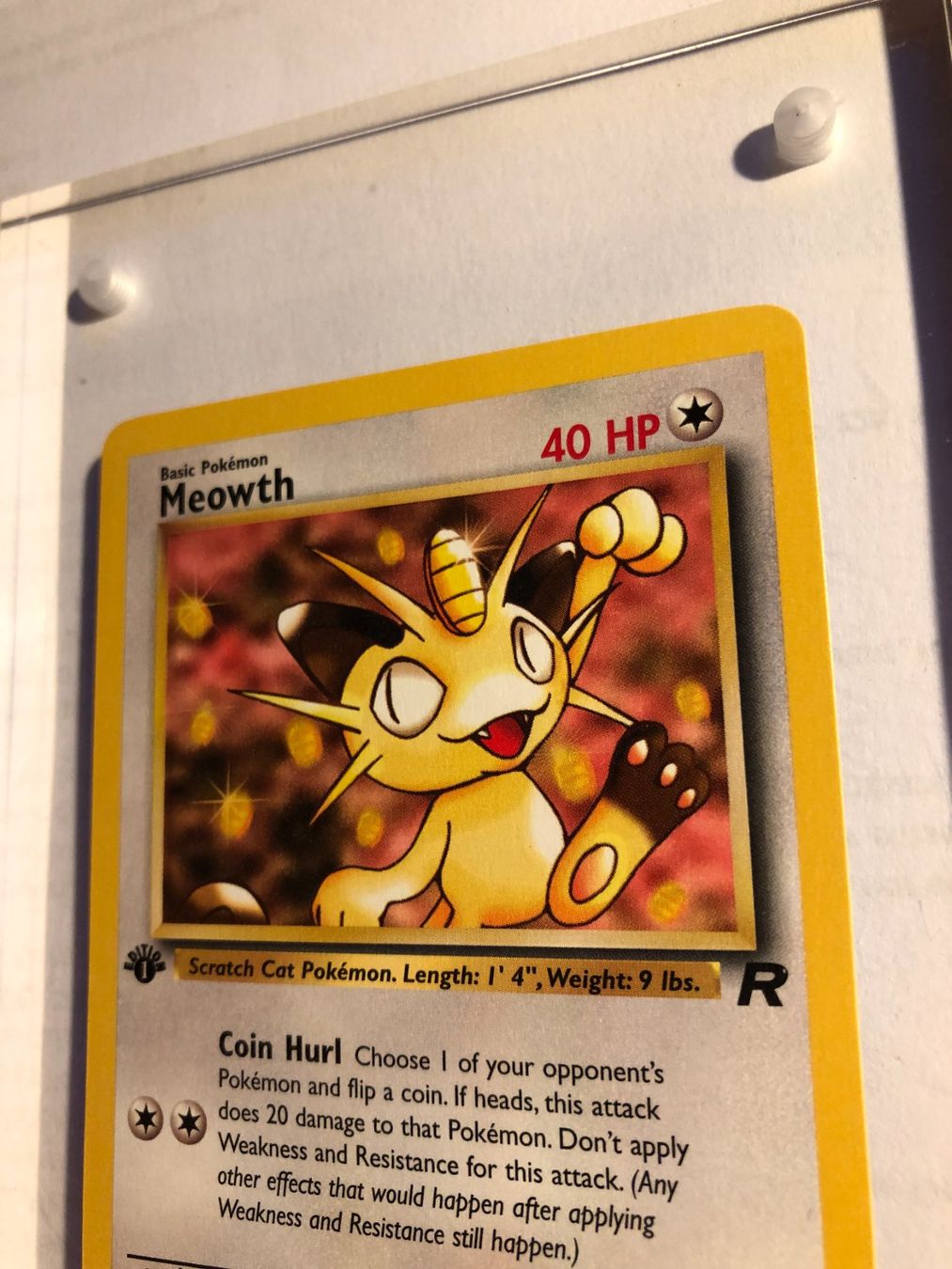 Cartes à collectionner: Meowth 1st Team Rocket - MINT - ab 1.- – D'occasion à Giubiasco par dan_pr8b 3