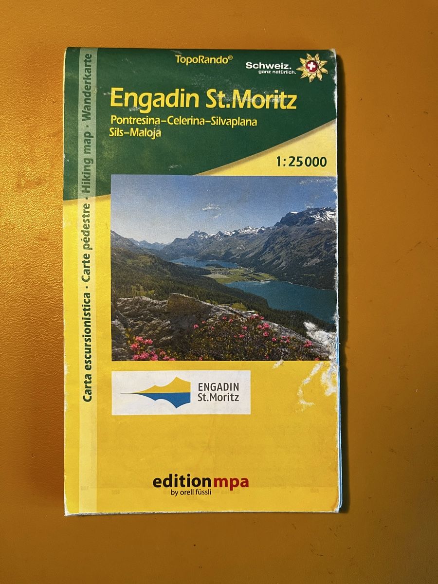 Cartine & Atlanti: Wanderkarte Engadin St Moritz – Usato da Zürich venduto da torokbalint84 1