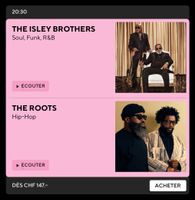 2 Billets - Montreux Jazz Festival 2026 - The Roots - 11.07