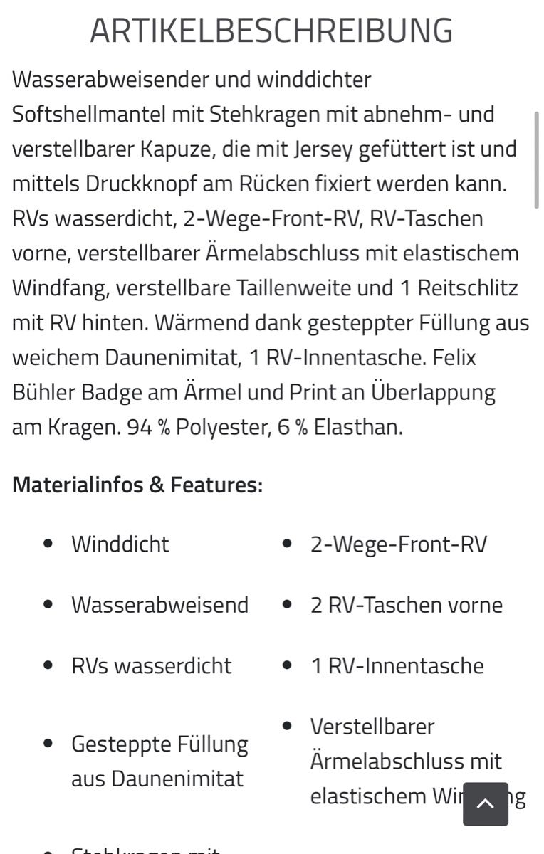 Jacken: Neuer Kapuzen Soft Shell Reitmantel – Neu (gemäss Beschreibung) aus Embrach von Debby_1986 3