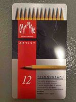 Caran d'Ache Technograph Artist 12 crayons graphite