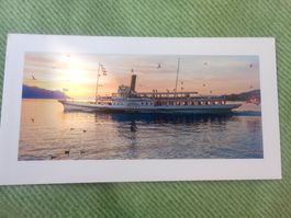Carte postale bateau CGN Belle Époque «Vevey» - Neuve