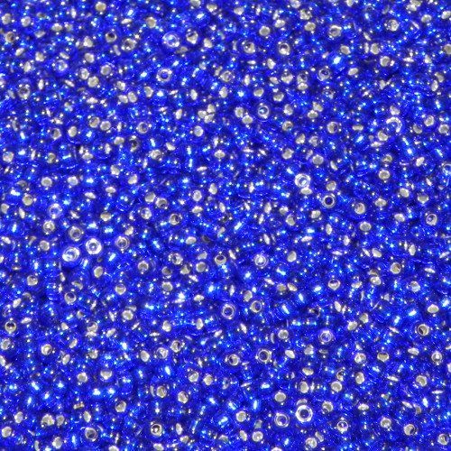 Perle (finte): Saatperlen Miyuki Cobalt Silver Lined 3mm – Nuovo e nell'imballaggio originale da Klingnau venduto da SilberwindArt