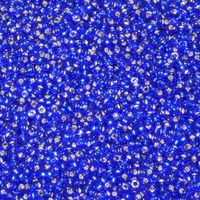 Saatperlen Miyuki Cobalt Silver Lined 3mm
