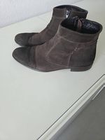 Herren Stiefeletten Wildleder Braun  Gr. 42