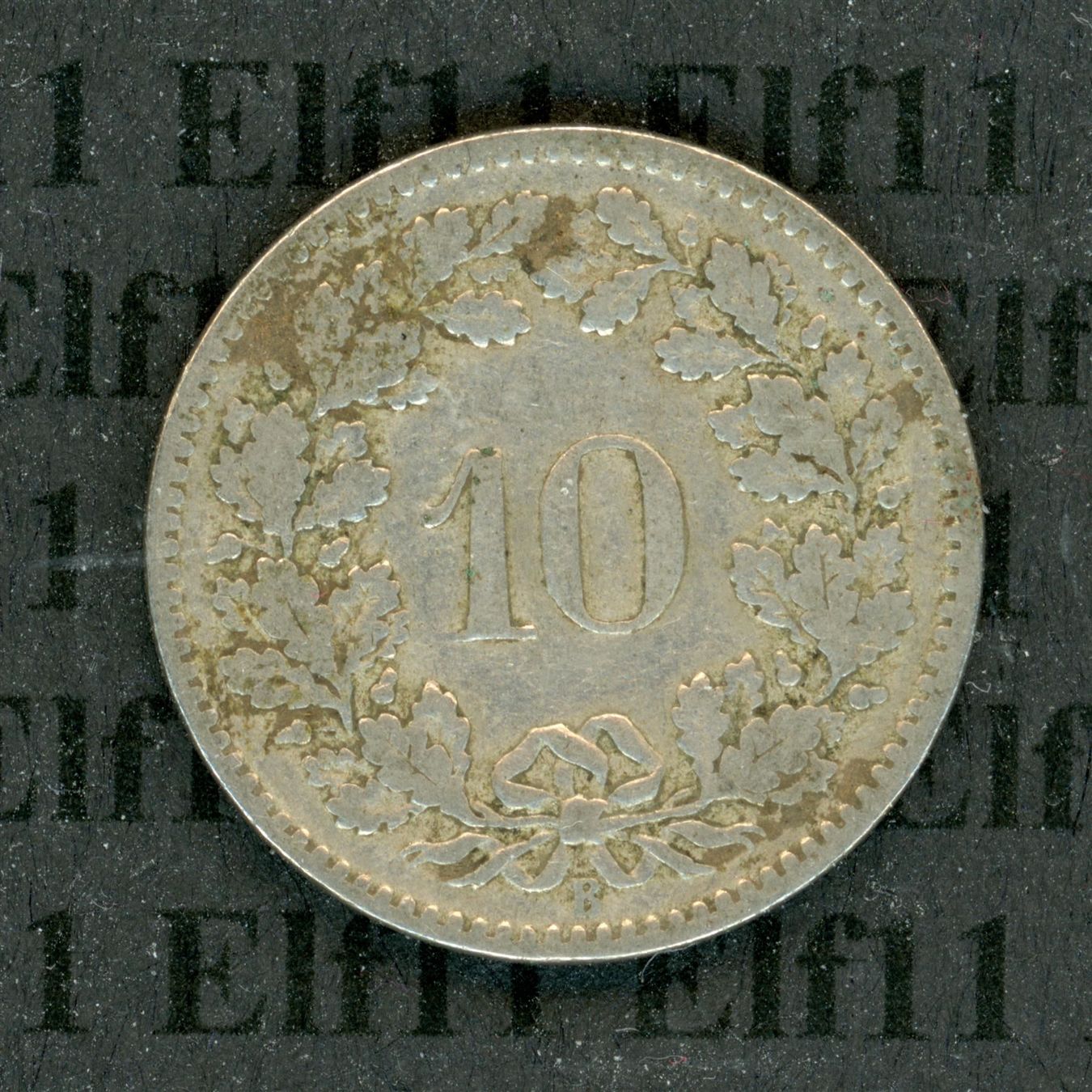 Tutti le monete: CHF___0.10 1899 s 10 Rappen – Usato da Widnau venduto da Elf11 1