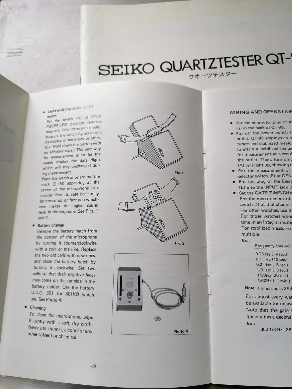 Misurare: SEIKO QUARTZTESTER QT-99 – Usato da Bülach venduto da Uhrenwerkstatt 8