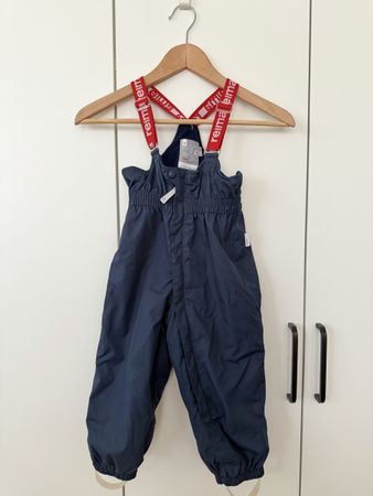 Reima Overalls Snow Pants Navy Blue Size 92 EU