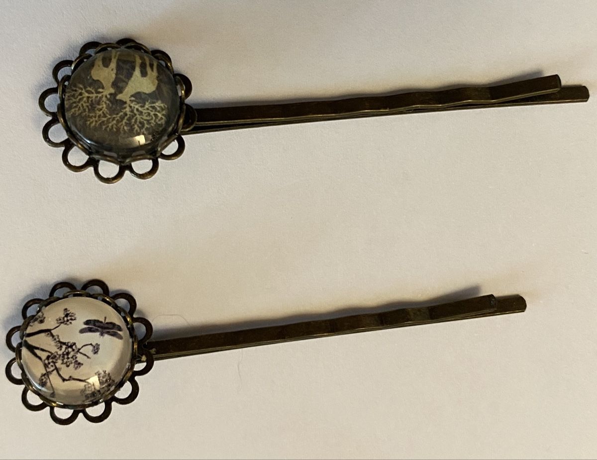 Accessori per capelli: 2 Haarnadeln – Nuovo e nell'imballaggio originale da Sarnen venduto da Paris99