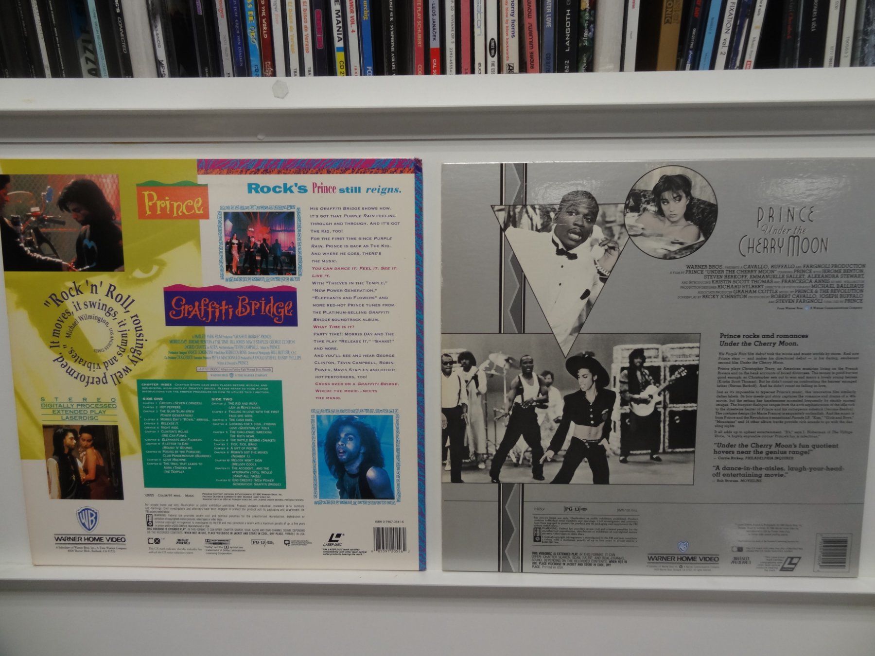 Tutti i DVDs: 2 Laserdiscs Prince Graffiti Bridge Under Cherry Moon – Usato da luzern venduto da musicandart 1