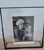 Vintage Glasrahmen für Fotos oder getrocknete Blumen