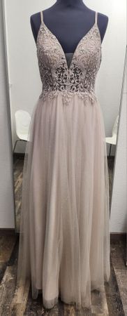 Champagner Kleid