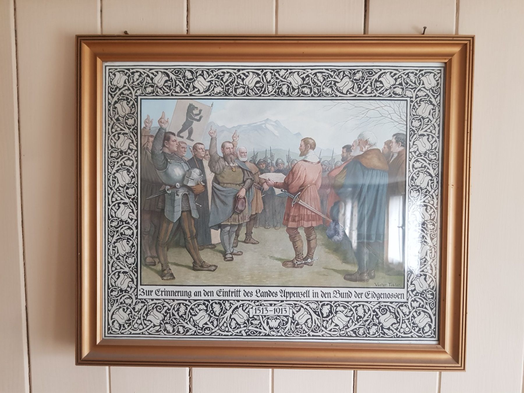 Eintritt des Landes Appenzell in den Bund der Eidgenossen (Gebraucht ...