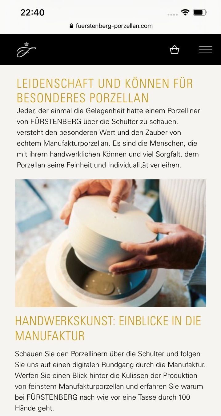 Vasen & Gefässe: FÜRSTENBERG Porzellan Vase – Gebraucht aus Winkel von KaschmirArt 7