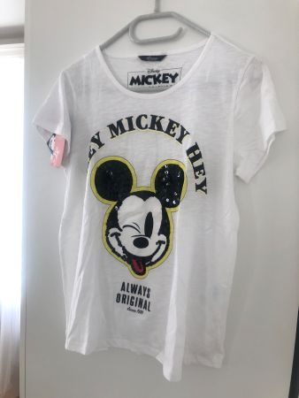 princess weisses disney mickey mouse  Shirt, Grösse 36 neu!