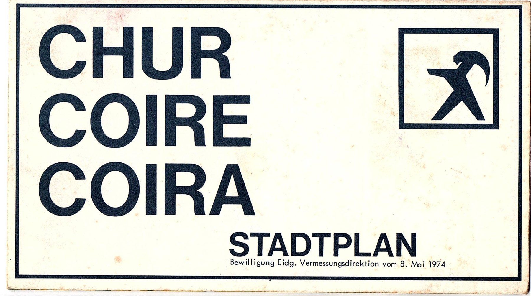 Landkarten & Atlanten: Stadtplan Chur – Gebraucht aus Mörschwil von aik_x8mc