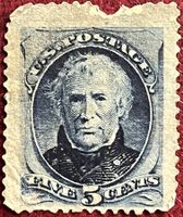 1875 - USA Briefmarke mit Zachary Taylor