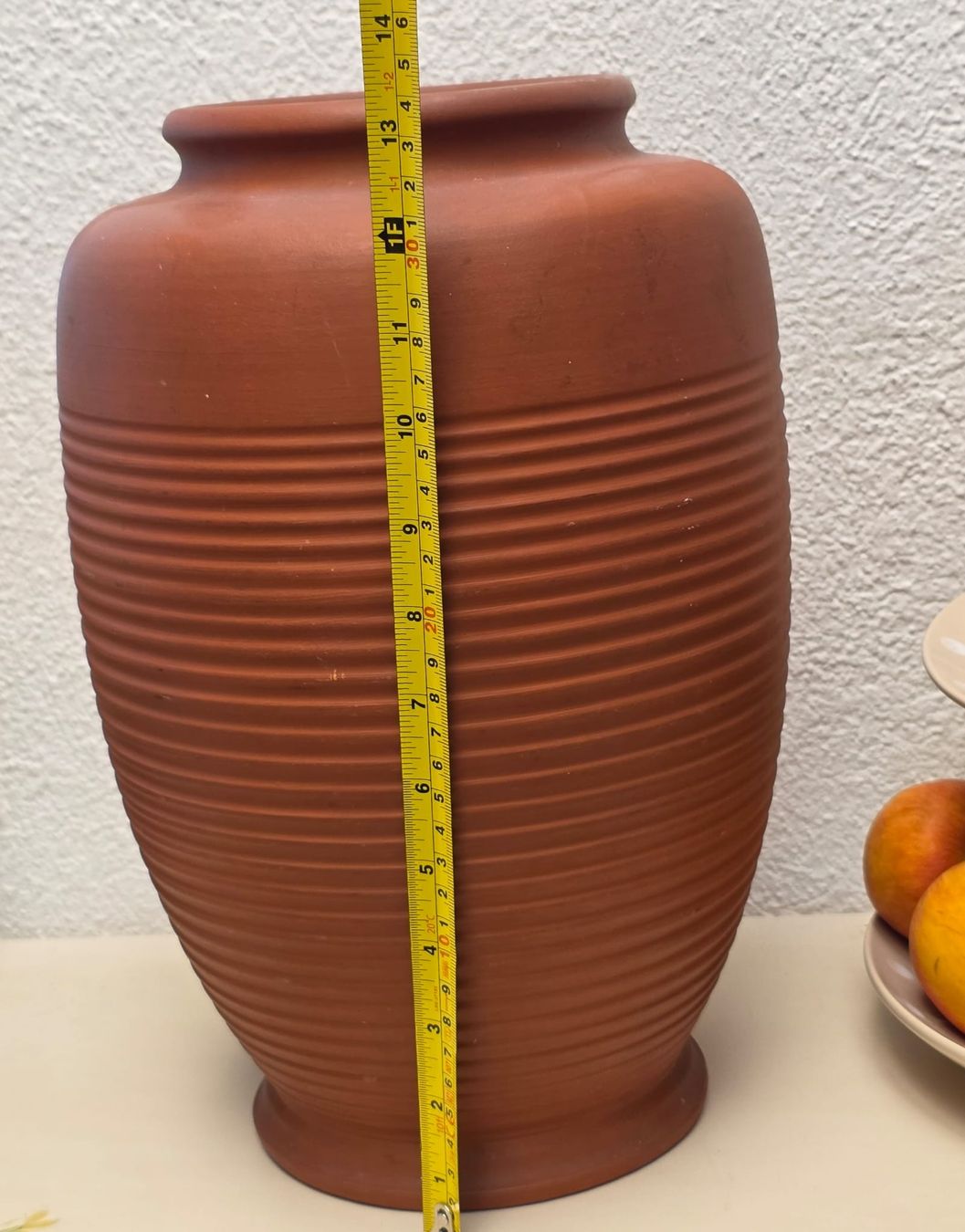 Vasen & Gefässe: Grosse, schöne Terracotta Vase, 35cm hoch – Neu (gemäss Beschreibung) aus Rheinsulz von Dred 3