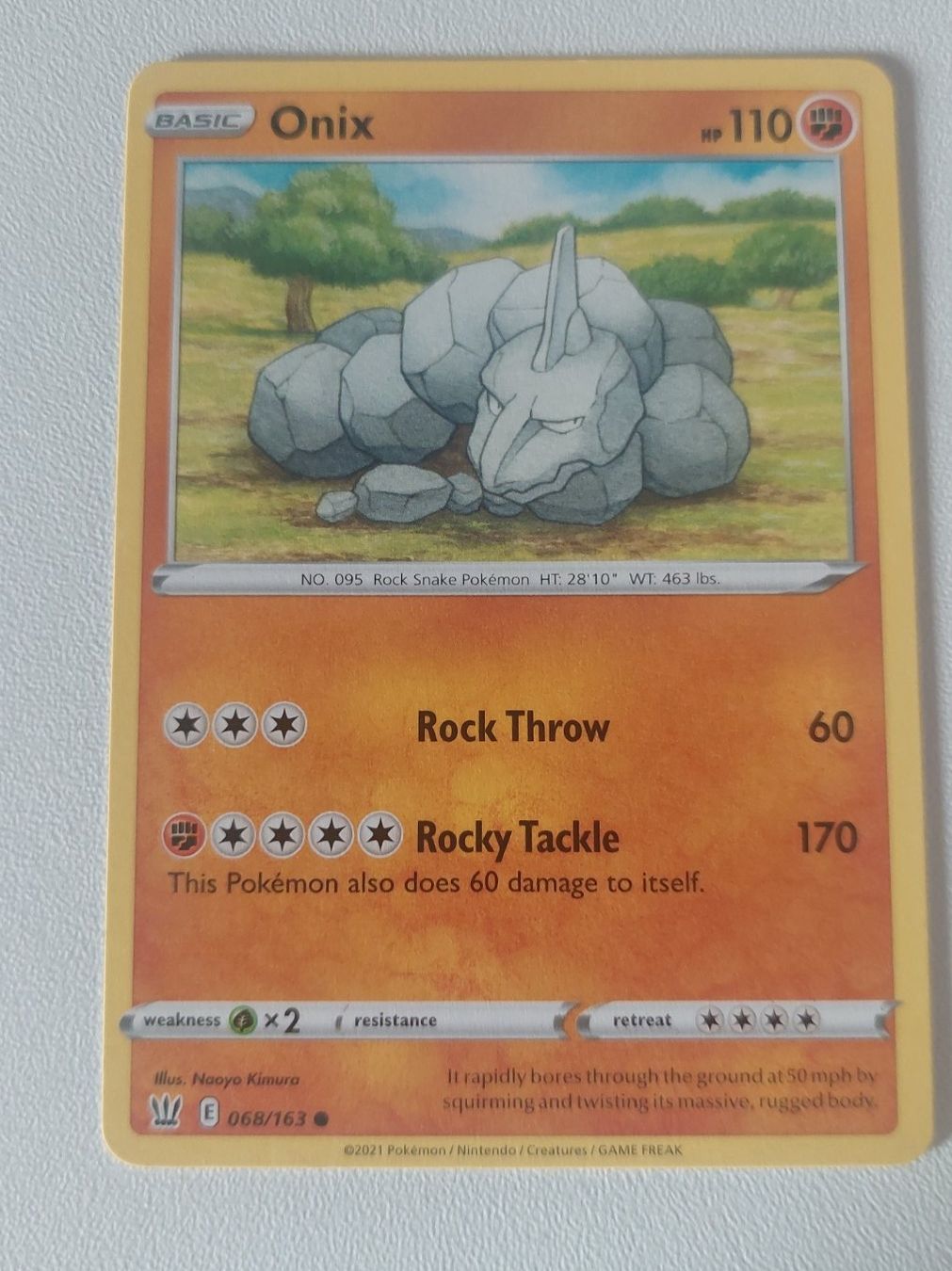 Pokémon Cartes à collectionner: Pokemon Karte - Onix – D'occasion à Erlinsbach par pfunky