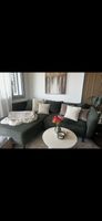 Moderne Ecksofa Dunkelgrün