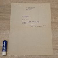 Alexander Graham Bell signatur auf Brief mit COA
