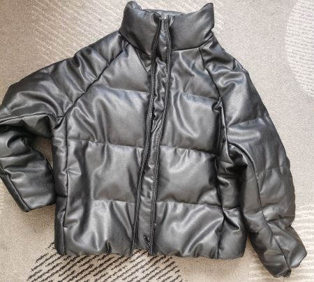 Coole Winterjacke in Lederoptik - Grösse M - Neu!