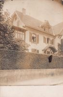 Bern, unbekanntes Privathaus, Fotokarte gelaufen 1912