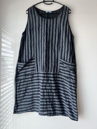 Schönes Sommerkleid mit Streifen, Grösse M, Baumwolle