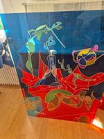 Kunstvolles Bild auf Plexiglas, polarisierend, 90cmx69cm