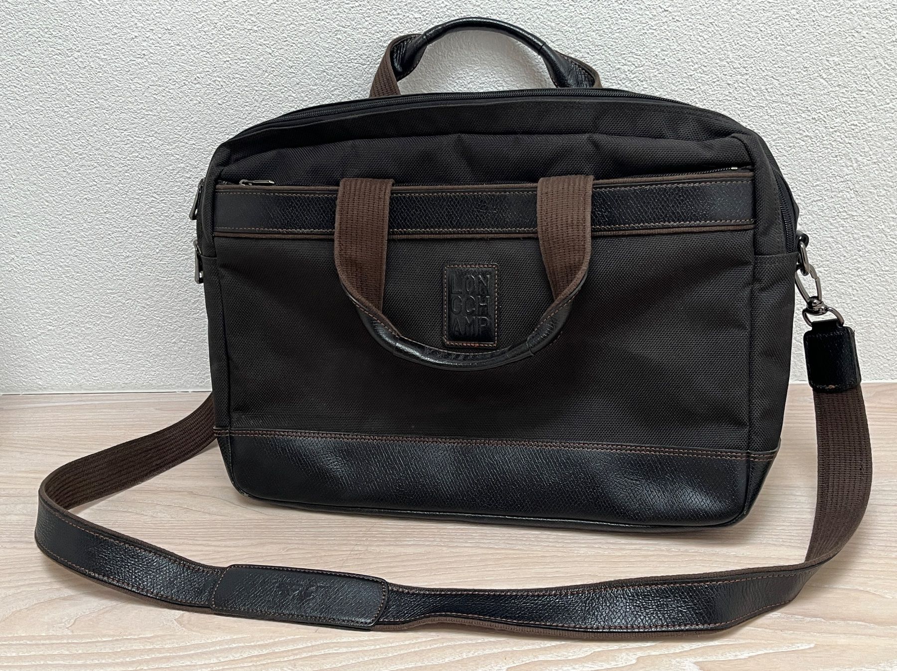 Longchamp Valigie & Borse: LONGCHAMP Paris Aktentasche L Boxford Canvas – Usato da Humlikon venduto da snowpeak101