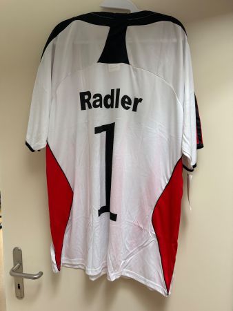 Trikot Radler Grösse L mit Aufdruck weiss/rot/schwarz