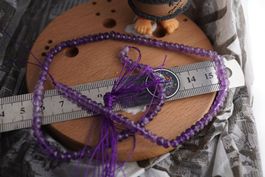 Amethyst  Strang 4,6mm facet  –Edelsteinstube Rausverkauf