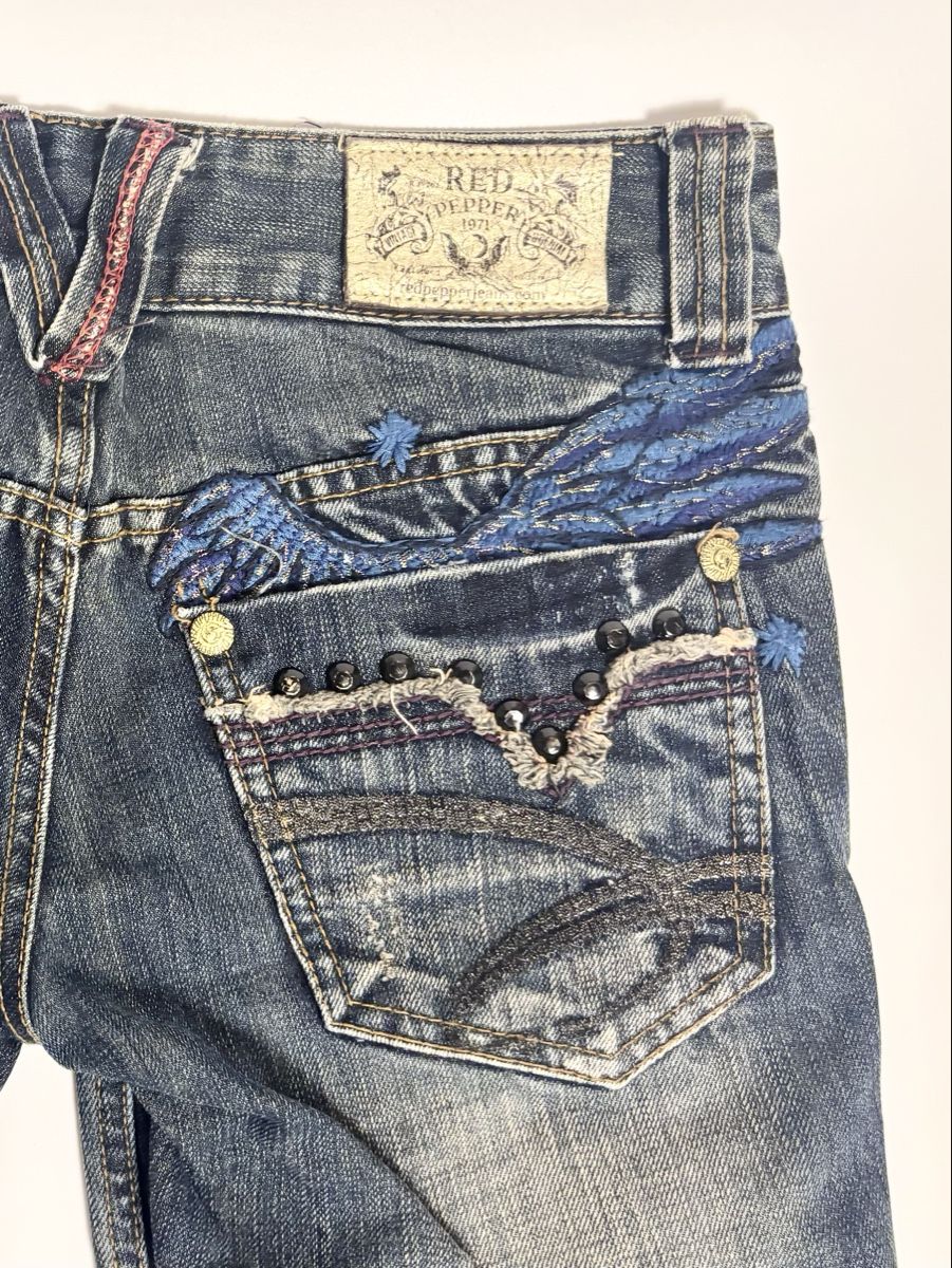 Jeans: Vintage Red Pepper Jeans, Size 25 – Usato da Leissigen venduto da lamooniade