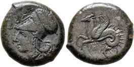SICILY. Syracuse. DIONYSIOS I I bronze Litra (405-367 BC)